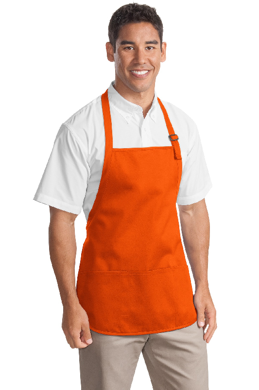 Port Authority Medium-Length Apron with Pouch Pockets. A510-0