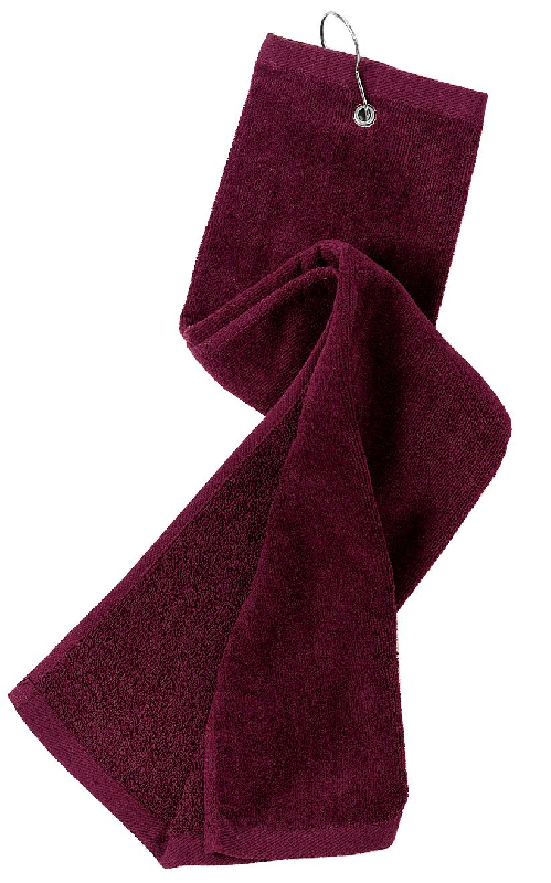 Port Authority Grommeted Tri-Fold Golf Towel. TW50-0