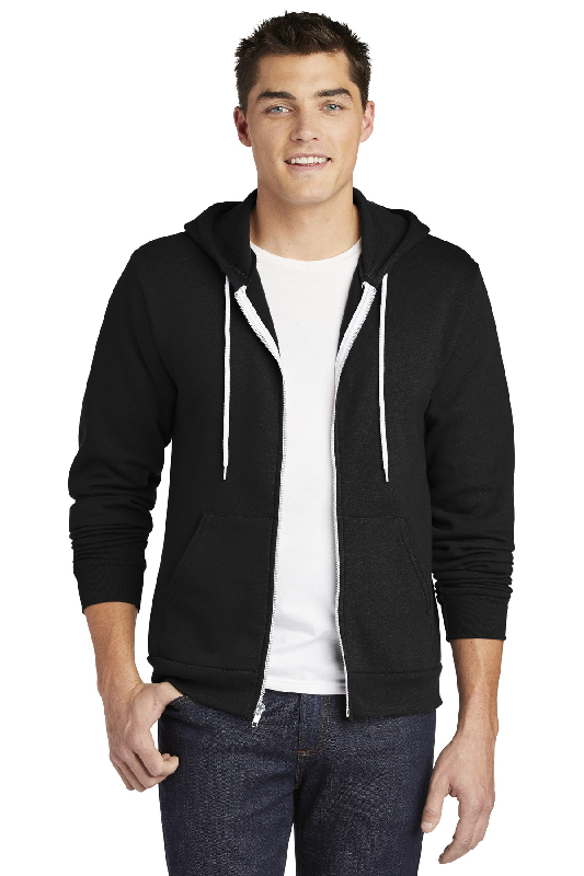American Apparel USA Collection Flex Fleece Zip Hoodie. F497
