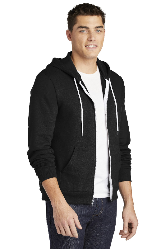 American Apparel USA Collection Flex Fleece Zip Hoodie. F497-2