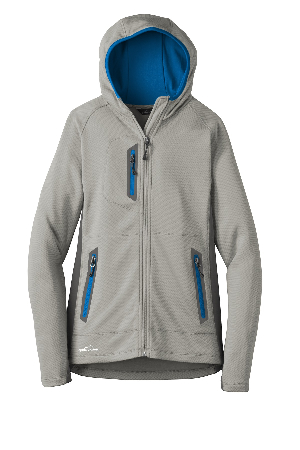 Eddie Bauer Ladies Sport Hooded Full-Zip Fleece Jacket. EB245-1