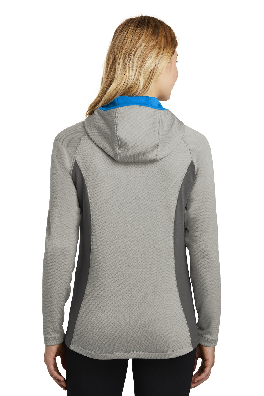 Eddie Bauer Ladies Sport Hooded Full-Zip Fleece Jacket. EB245-3