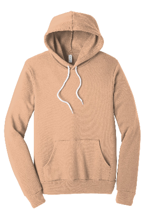BELLA+CANVAS Unisex Sponge Fleece Pullover Hoodie. BC3719-1