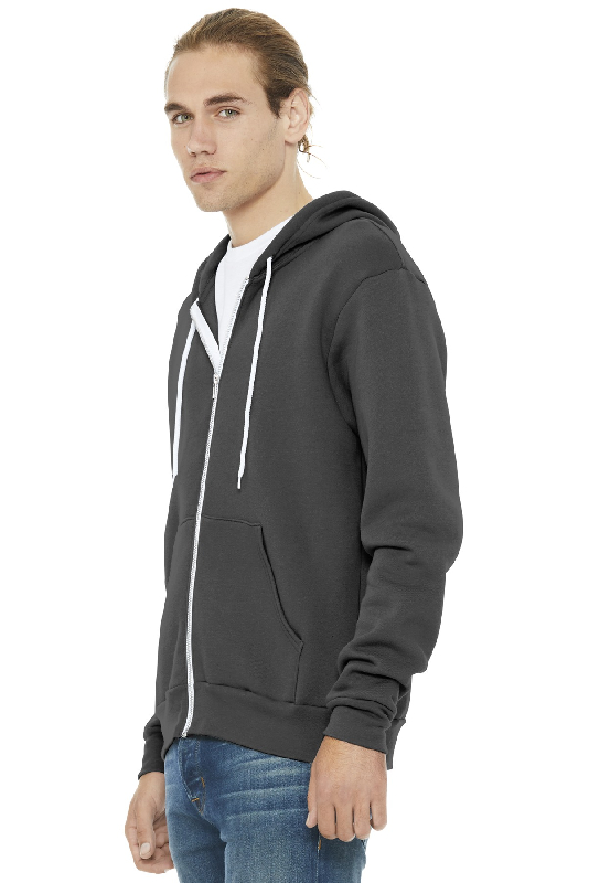 BELLA+CANVAS Unisex Sponge Fleece Full-Zip Hoodie. BC3739-2