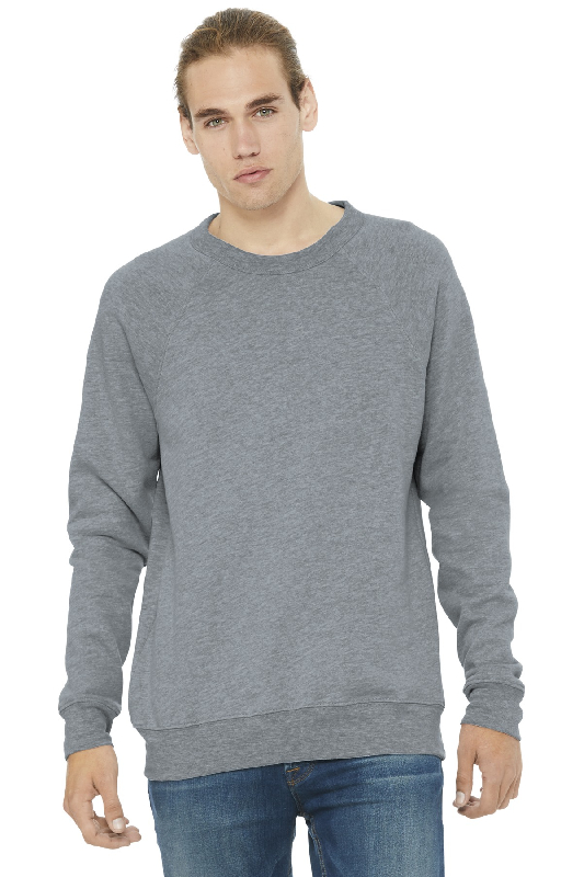 BELLA+CANVAS Unisex Sponge Fleece Raglan Sweatshirt. BC3901-0