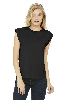 BELLA+CANVAS Women's Flowy Muscle Tee With Rolled Cuffs. BC8804-4