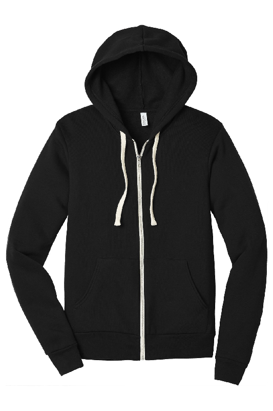 BELLA+CANVAS Unisex Triblend Sponge Fleece Full-Zip Hoodie. BC3909-0