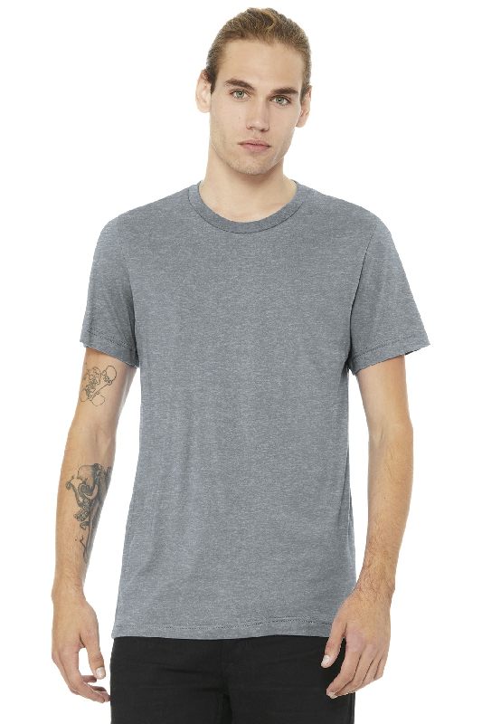 BELLA+CANVAS Unisex Heather CVC Short Sleeve Tee. BC3001CVC