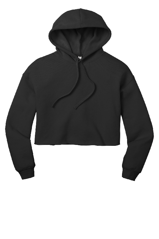 BELLA+CANVAS Women's Sponge Fleece Cropped Fleece Hoodie. BC7502-1