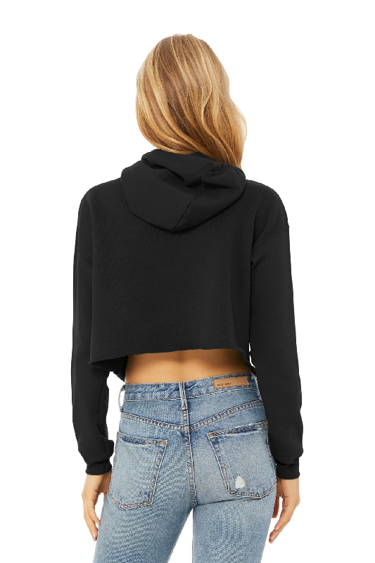 BELLA+CANVAS Women's Sponge Fleece Cropped Fleece Hoodie. BC7502-3