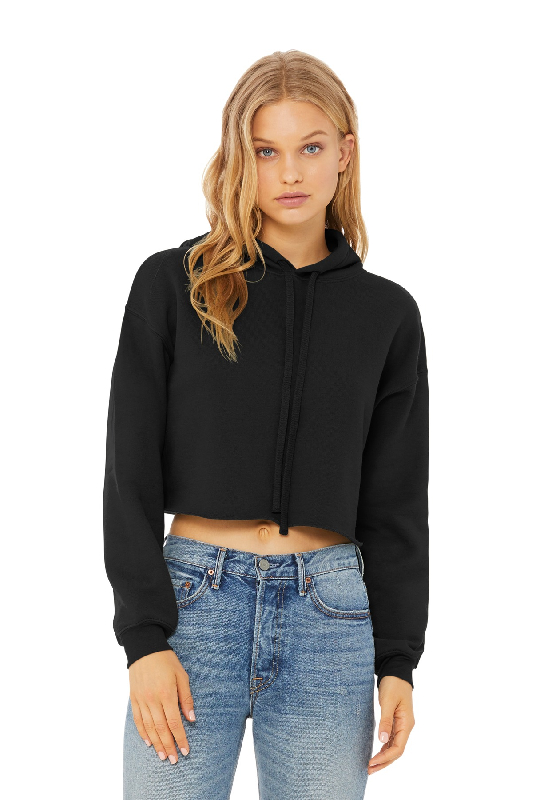 BELLA+CANVAS Women's Sponge Fleece Cropped Fleece Hoodie. BC7502-4