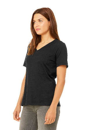 BELLA+CANVAS Women's Relaxed Jersey Short Sleeve V-Neck Tee. BC6405-2