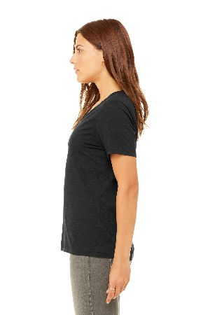 BELLA+CANVAS Women's Relaxed Jersey Short Sleeve V-Neck Tee. BC6405-5
