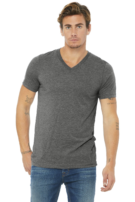BELLA+CANVAS Unisex Triblend Short Sleeve V-Neck Te. BC3415-1