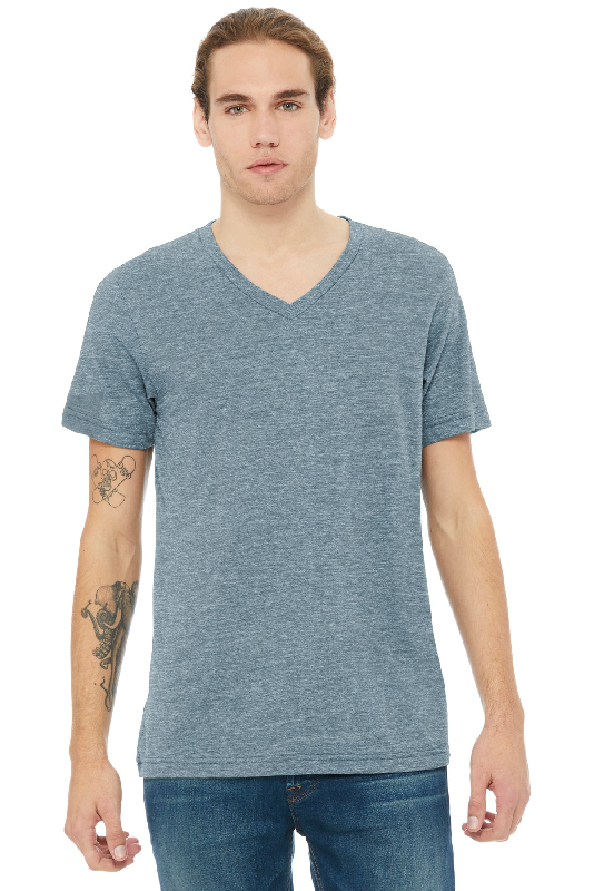 BELLA+CANVAS Unisex Jersey Short Sleeve V-Neck Tee. BC3005-1