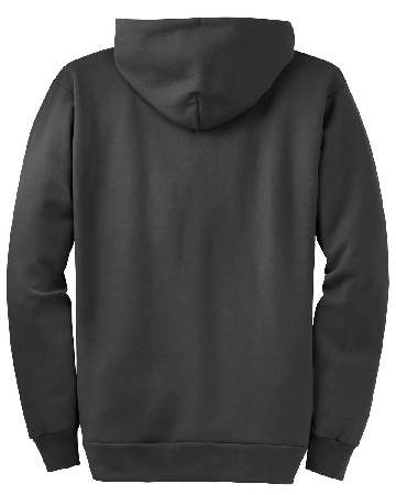 Port & Company Tall Essential Fleece Full-Zip Hooded Sweatshirt. PC90ZHT-0