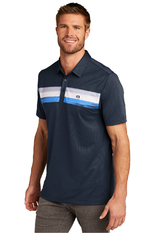 TravisMathew Cabana Chest Stripe Polo. TM1MU416-2