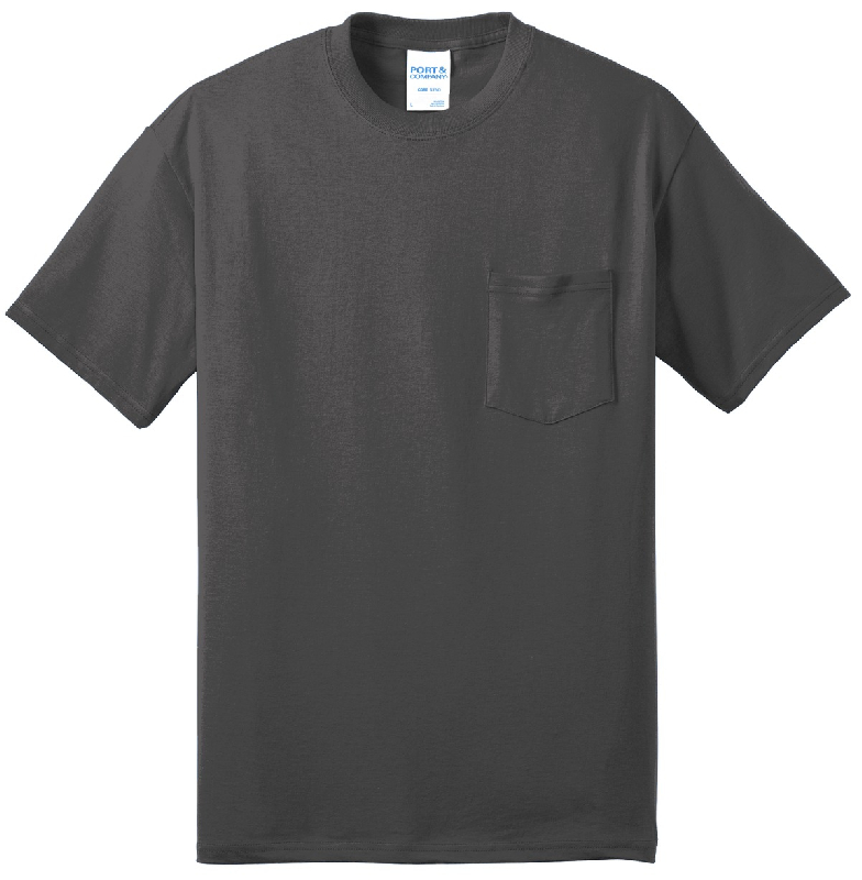 Port & Company Tall Core Blend Pocket Tee. PC55PT-1