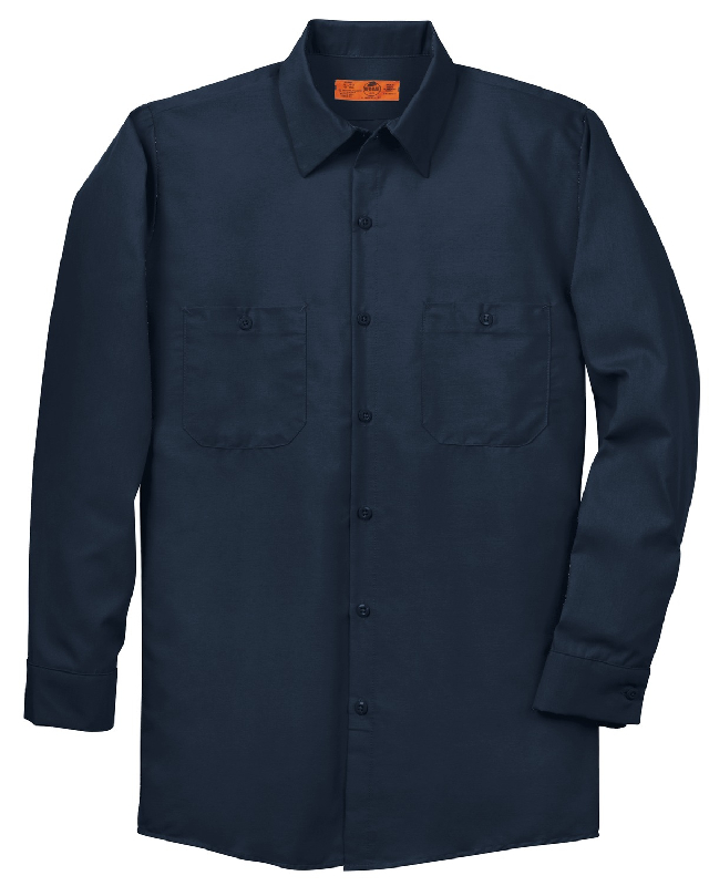 Red Kap Long Sleeve Industrial Work Shirt. SP14-1