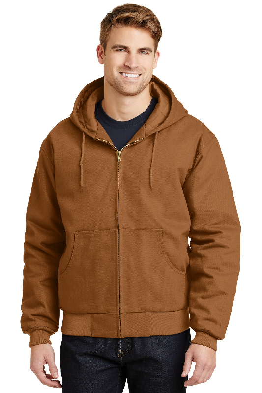 CornerStone - Duck Cloth Hooded Work Jacket. J763H-3