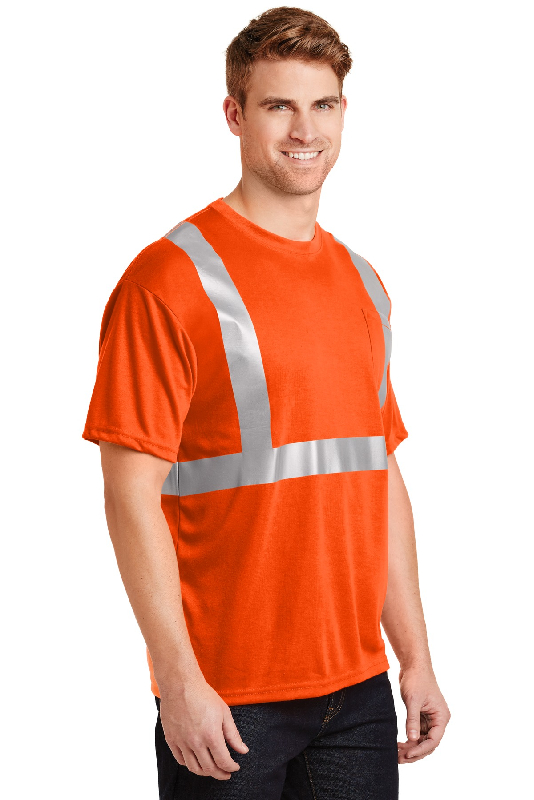 CornerStone - ANSI 107 Class 2 Safety T-Shirt. CS401-2