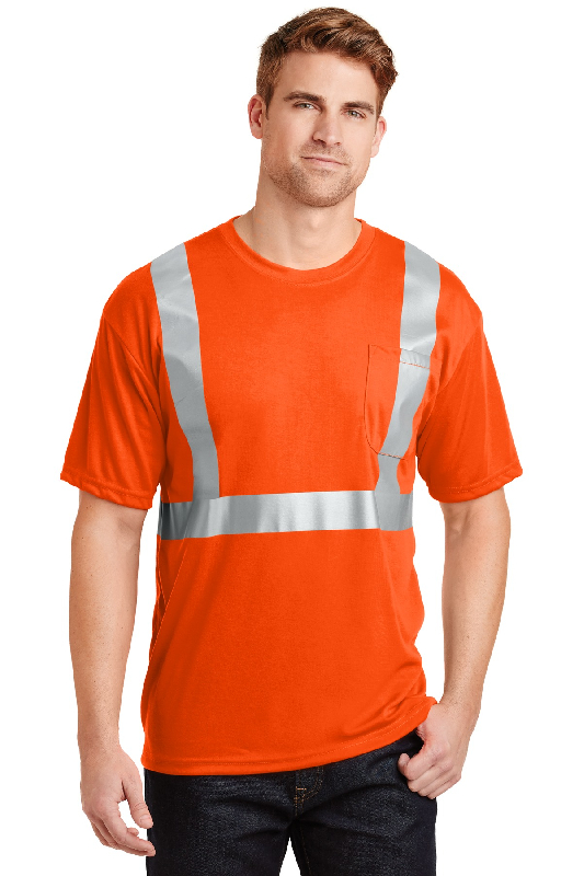 CornerStone - ANSI 107 Class 2 Safety T-Shirt. CS401-4