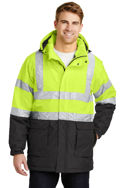Port Authority ANSI 107 Class 3 Safety Heavyweight Parka. J799S-0