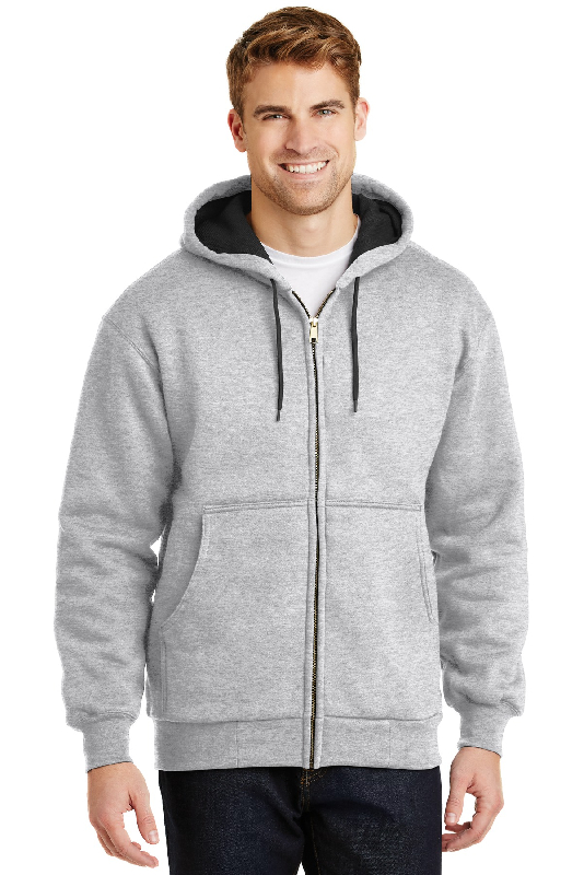 CornerStone - Heavyweight Full-Zip Hooded Sweatshirt with Thermal Lining. CS620-4