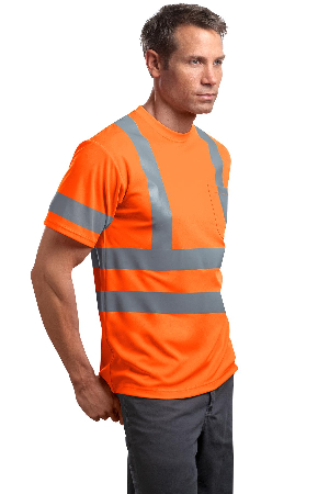 CornerStone - ANSI 107 Class 3 Short Sleeve Snag-Resistant Reflective T-Shirt. CS408-0