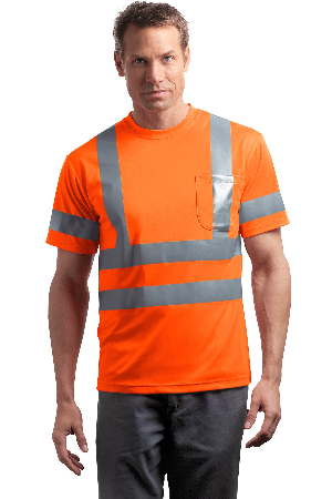 CornerStone - ANSI 107 Class 3 Short Sleeve Snag-Resistant Reflective T-Shirt. CS408-2