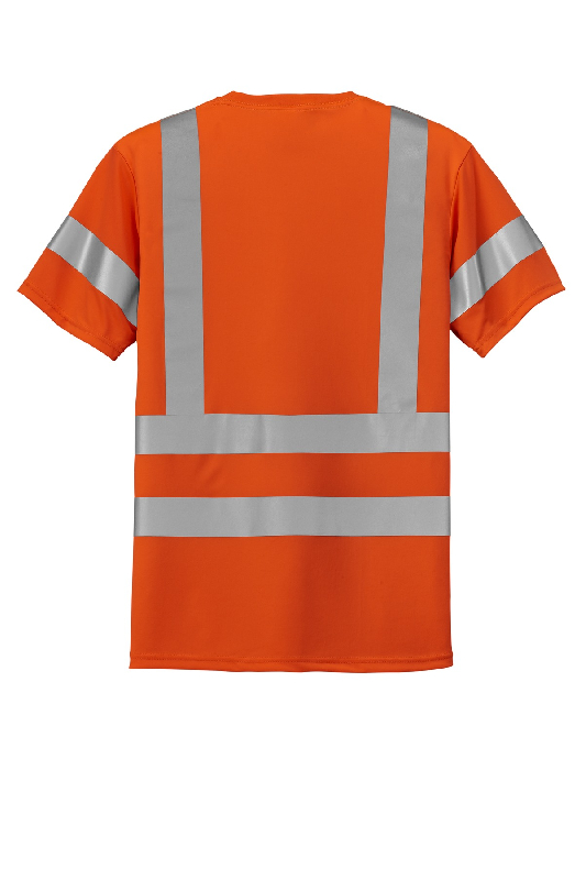 CornerStone - ANSI 107 Class 3 Short Sleeve Snag-Resistant Reflective T-Shirt. CS408-4