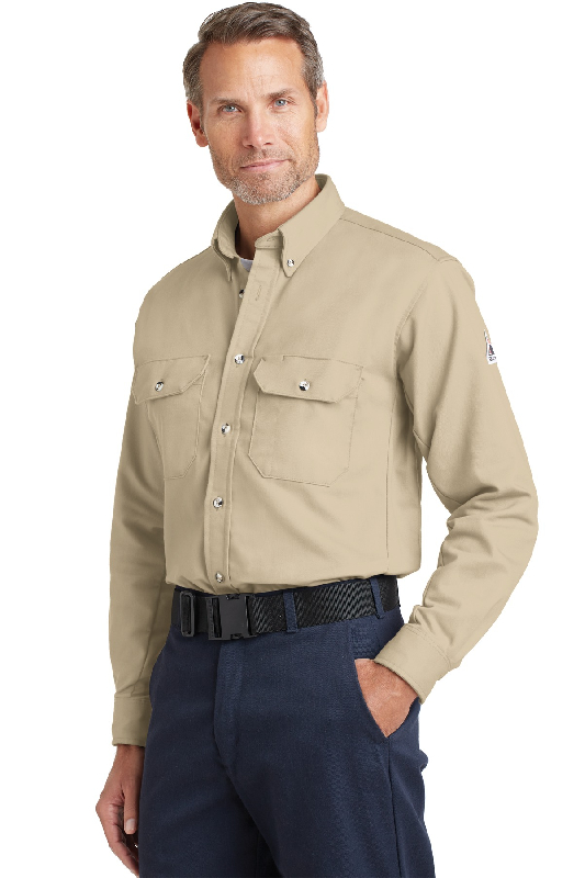Bulwark EXCEL FR ComforTouch Dress Uniform Shirt. SLU2-1