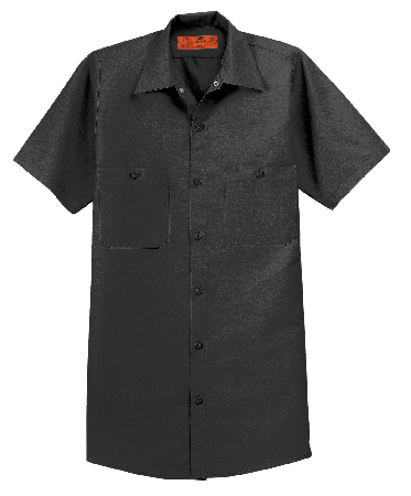 Red Kap Long Size  Short Sleeve Industrial Work Shirt. SP24LONG-1