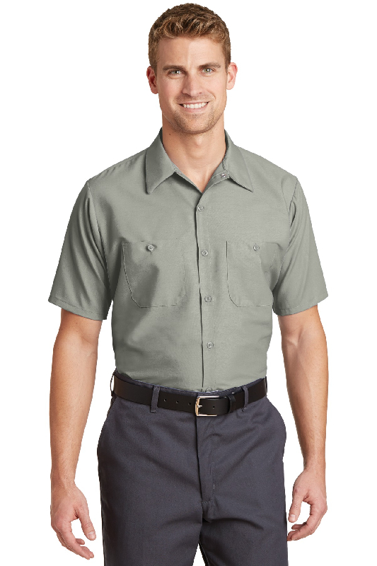 Red Kap Long Size  Short Sleeve Industrial Work Shirt. SP24LONG-4