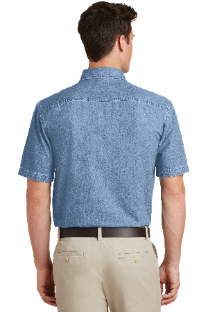 Port & Company - Short Sleeve Value Denim Shirt. SP11-3