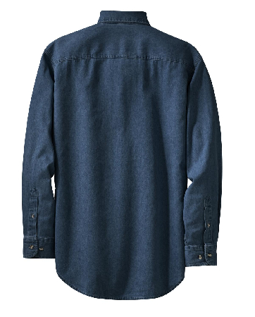 Port & Company - Long Sleeve Value Denim Shirt. SP10-4