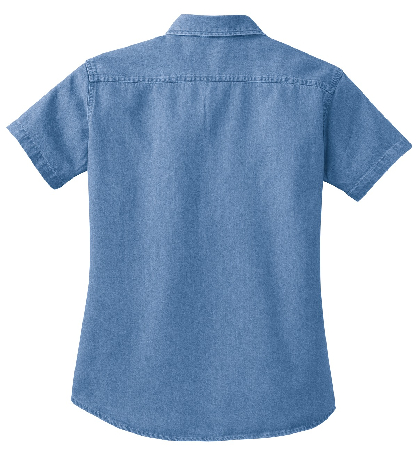 Port & Company - Ladies Short Sleeve Value Denim Shirt. LSP11-0