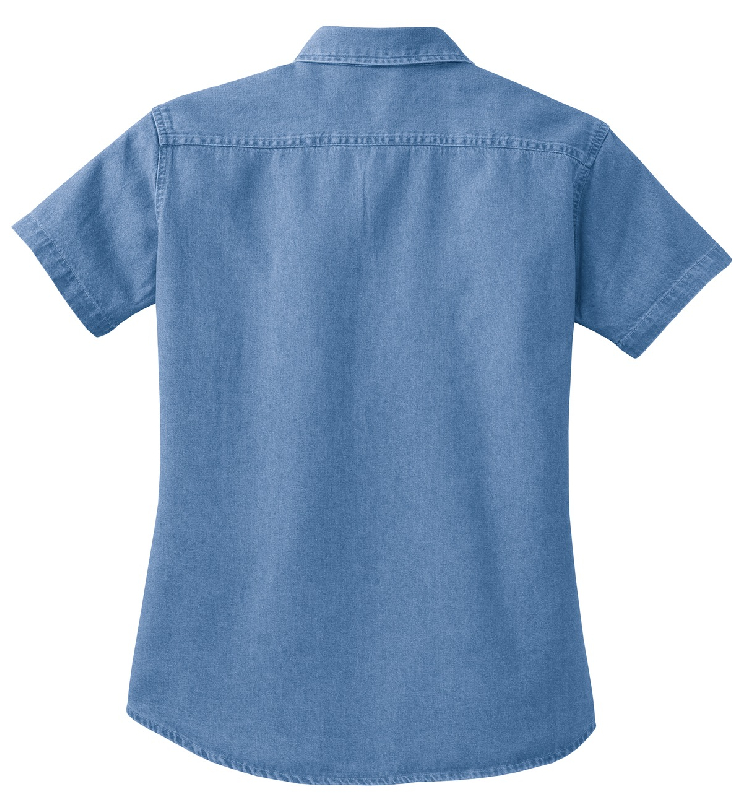 Port & Company - Ladies Short Sleeve Value Denim Shirt. LSP11-0