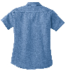 Port & Company - Ladies Short Sleeve Value Denim Shirt. LSP11-0