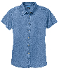 Port & Company - Ladies Short Sleeve Value Denim Shirt. LSP11-1