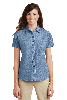 Port & Company - Ladies Short Sleeve Value Denim Shirt. LSP11-4