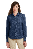 Port & Company - Ladies Long Sleeve Value Denim Shirt. LSP10-4