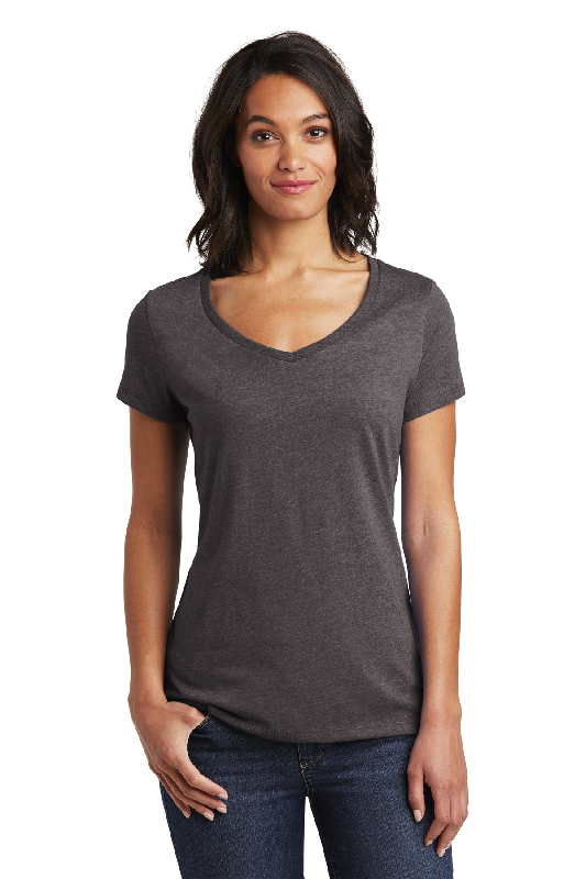 District Women's Very Important Tee V-Neck. DT6503-4
