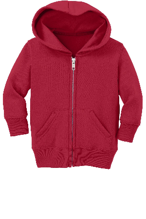 Port & Company Infant Core Fleece Full-Zip Hooded Sweatshirt. CAR78IZH-1