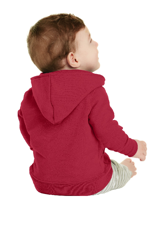 Port & Company Infant Core Fleece Full-Zip Hooded Sweatshirt. CAR78IZH-2
