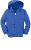 Port & Company Toddler Core Fleece Full-Zip Hooded Sweatshirt. CAR78TZH-1
