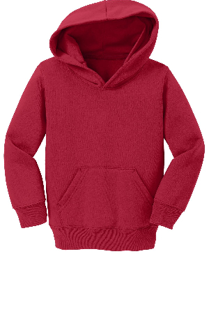 Port & Company Toddler Core Fleece Pullover Hooded Sweatshirt. CAR78TH-1