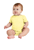 Rabbit Skins Infant Short Sleeve Baby Rib Bodysuit. RS4400