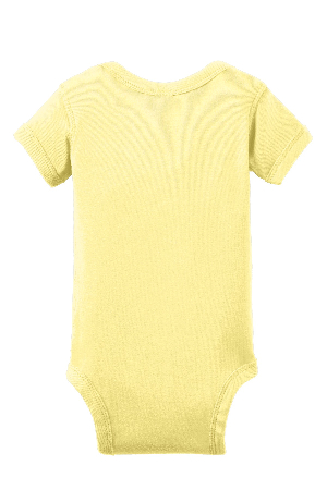 Rabbit Skins Infant Short Sleeve Baby Rib Bodysuit. RS4400-0