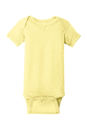 Rabbit Skins Infant Short Sleeve Baby Rib Bodysuit. RS4400-1